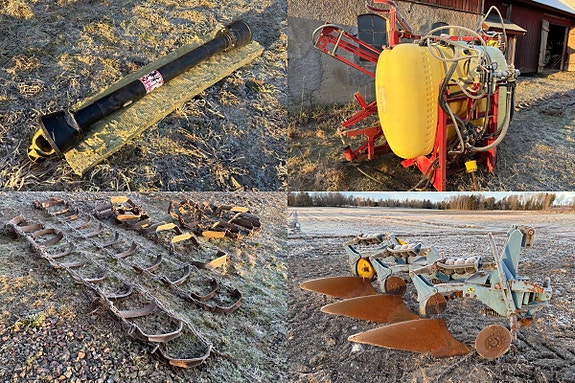 Kraftöverföringsaxel, Växtskyddsspruta, Skovelkedjor & Plog