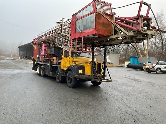 Tornkran mobil Scania 110 Tornborgs maskinfabrik