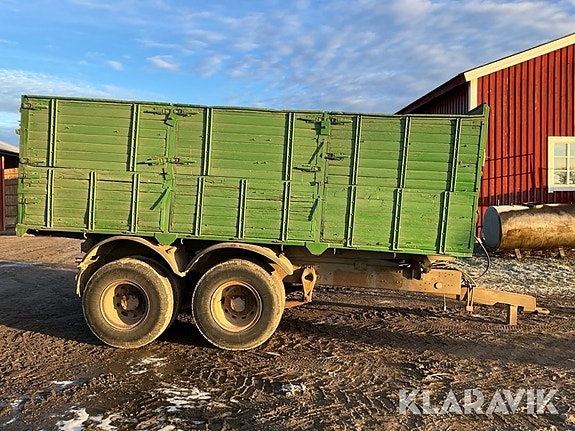 Spannmålskärra 17,5kubik med tipp