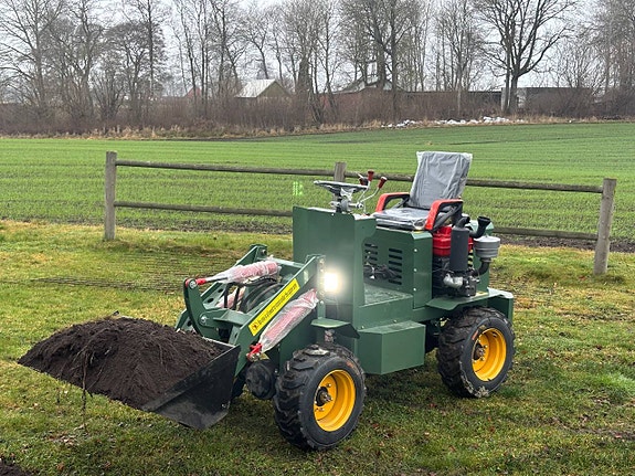 Hjullastare 1000KG Yanmar Diesel Skopa & Snöblad. OMG LEV.