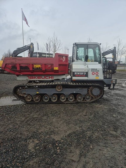 Uthyrning Banddumper Takeuchi TCR50 6 ton kapacitet