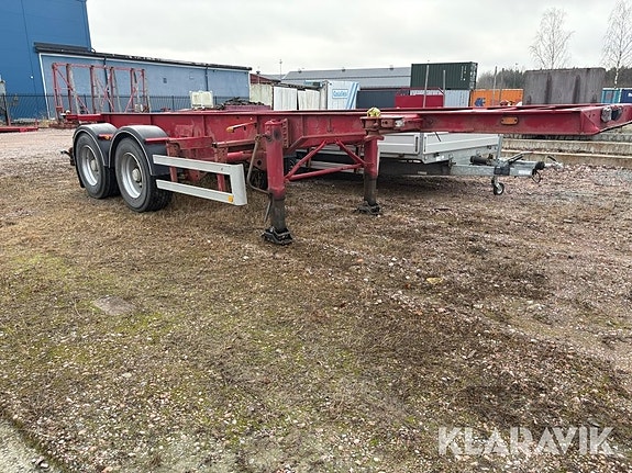 Containerchassi 20 fot Fruehauf VFK DCPC28500