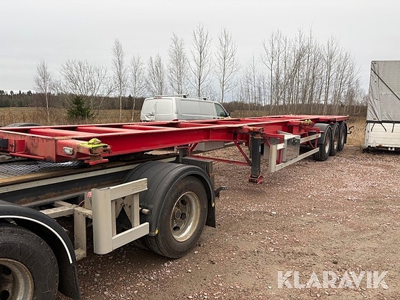 Containerchassi 1x40ft 2x20ft 1x20ft Sommer F