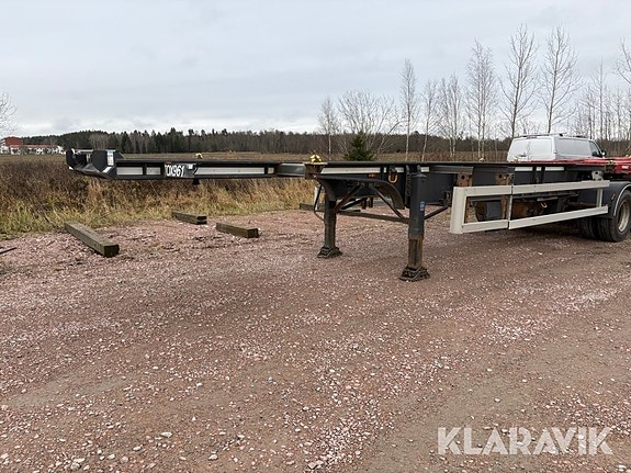 Container link 1x20 skjutbar boggie Dennison