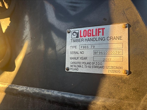 Loglift F96S 79 Bergs Fegen hytt med 4 spak manuel 6 of 7