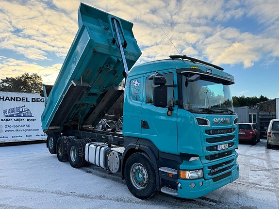 Scania R730, 8x4, Tippbil, Ny Servad, i Gott skick!,