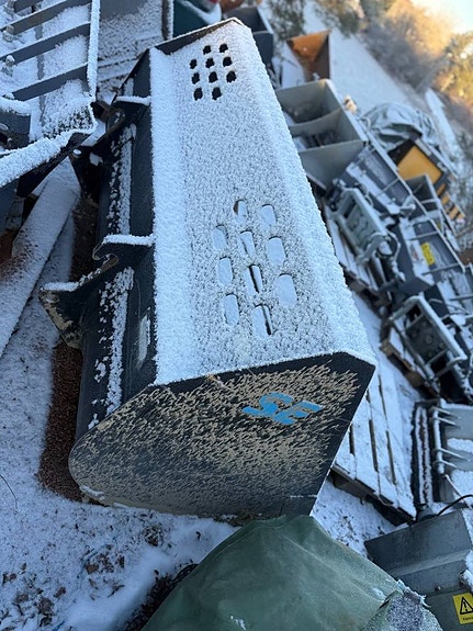 Lättmaterialskopa snöskopa med Kramerfäste 220 cm bred