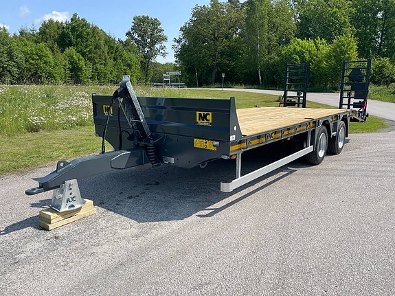 NC 2axl traktordragen maskintrailer 16T lastvikt