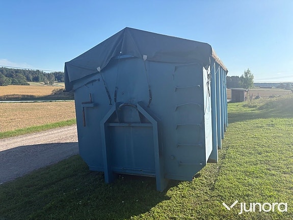 Lastväxlarcontainer - 25 m³, Med spannmålslucka