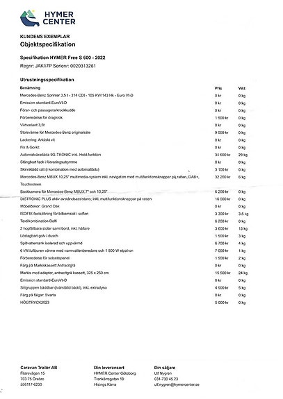Hymer Free S 600 Mycket utrustning! Välvårdad! 17 of 18