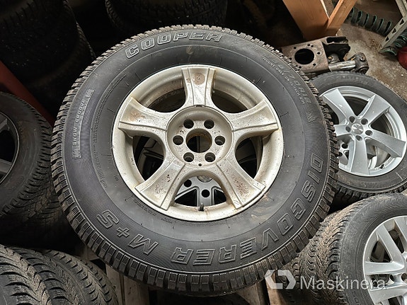4 st dubbdäck på fälg Cooper Discoverer