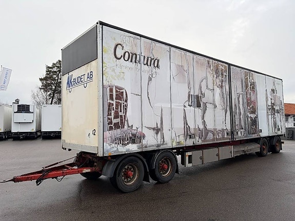 Briab Skåpsläp, Öppningsbar sida, XHW426