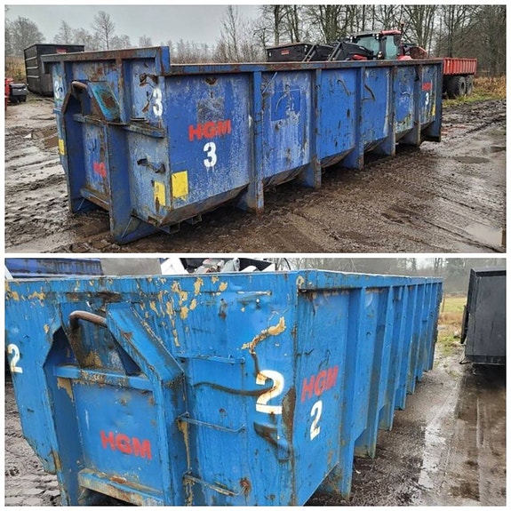 2 stk. Lastväxlarflak 22 kubik