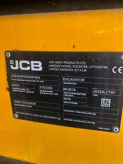JCB JS 330 LC 14 of 24