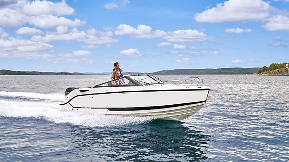 Uttern D 65 -26 Mercury F200XL DTS V6 -26 Vit båt & motor!