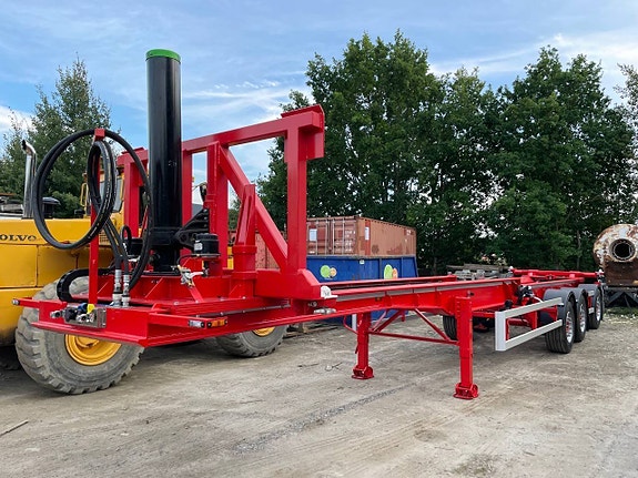 Tipptrailer Skjutbar containertransport 20/30/40 fot