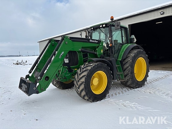 Traktor John Deere 7530 Premium med frontlast