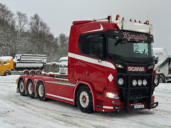 SCANIA NEXTGEN R520 V8 LÅGMIL LASTVÄXLARE TRIDEM