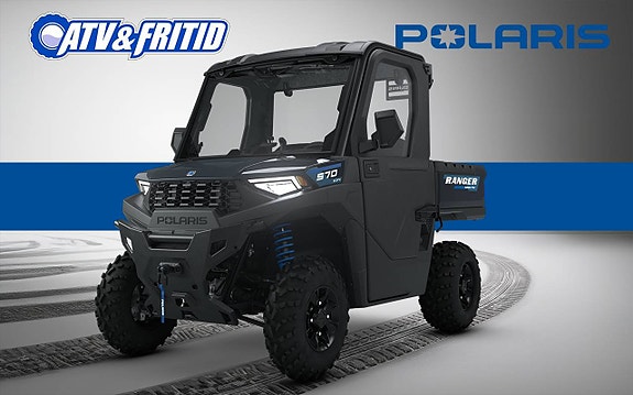 Polaris Ranger 570 EPS SP Nordic Pro. Full hytt! Plogkampanj
