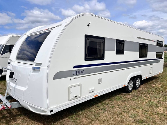 ADRIA ALPINA 763 UK.Ac/Alde/3-Vånsäng/Tält/Cykelställ .2014