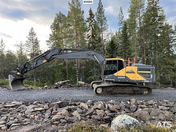 Volvo EC 250 EL Grävmaskin med MOBA Grävsystem, rotor och sk