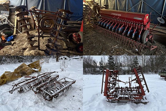 Tallriksredskap, Såmaskin, Ringvält & Harv