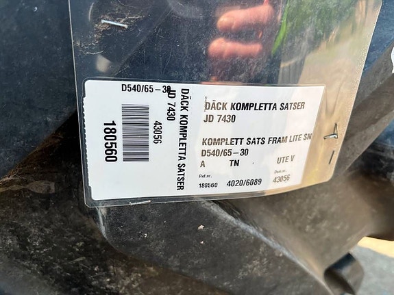 Michelin 540/65R30 till John Deere 7430 2 of 5