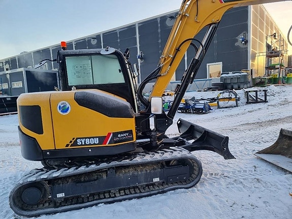 Sany SY 80 U Nu med knäckbom