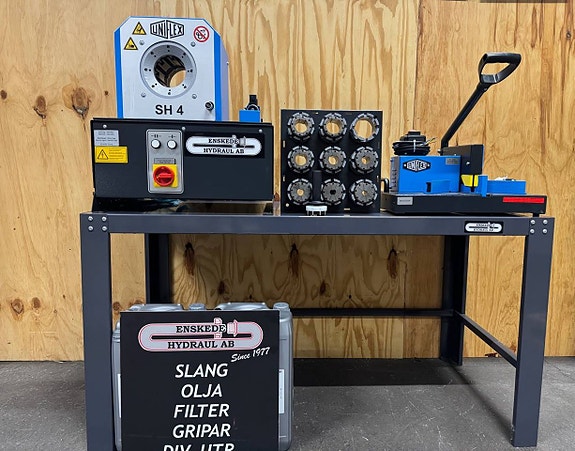 Slangpress Verkstad med bord