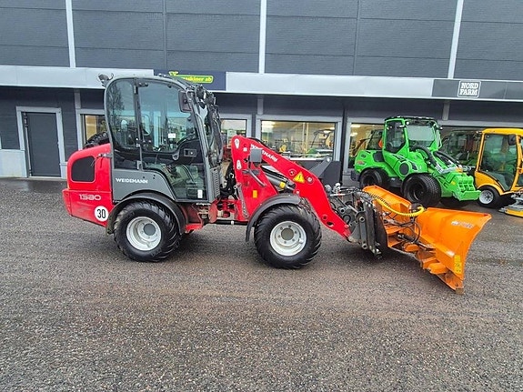 Weidemann 1380 Lastmaskin Snöröjning