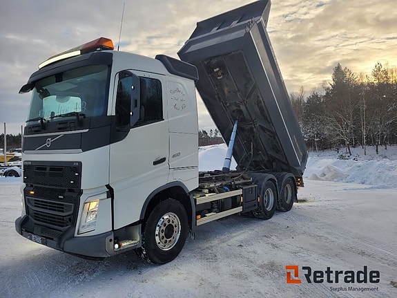 Tippbil grusbil schaktbil Volvo FH 460 6X4 Euro 6