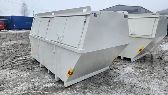 Nya täckta liftdumper