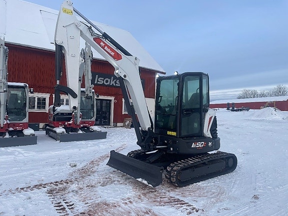 Bobcat E50Z Engcon EC206 ink grip NYA REDSKAP