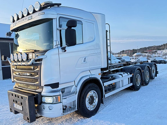 Scania R580 V8 8x4 Tridem Lastväxlare Euro 6 Plogbil
