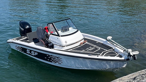 HR 5.5 Fish -2024.  Suzuki 175 HK! Stora motorn!