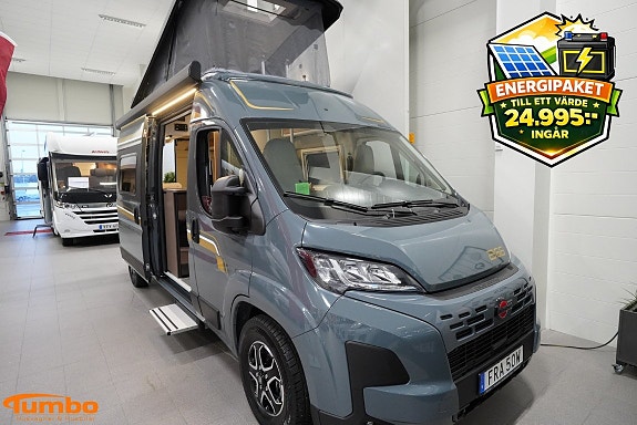 Bürstner B66 Campeo C 600 Stone Pop-up tak Litiumbatteri Solcell Backkamera