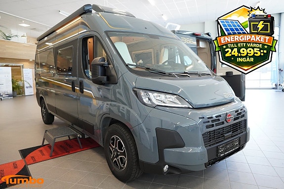 Bürstner B66 Campeo C 600 Stone Litiumbatteri Solcell Backkamera