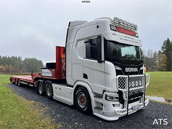 Scania R500 Dragbil med Doll S3L Trombontrailer