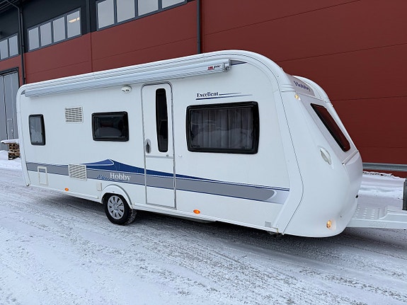 Hobby 545 KMF Excellent Barnkammare ALDE Markis Cykelställ