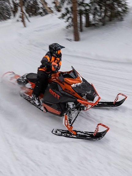 Arctic Cat RIOT 600 146" ORANGE