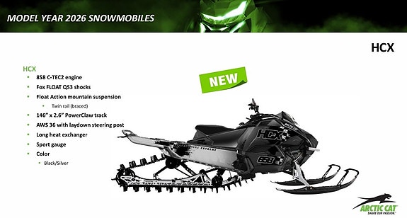 Arctic Cat MTN 858 146 HCX 2026 2 of 4