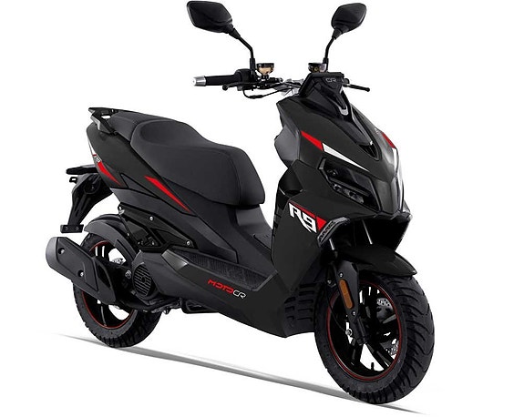 MotoCR R9 SP 4T EFI EURO5 4-takt EU-moped svart