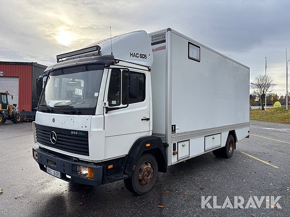Servicebil Mercedes-Benz 814 EcoPower med bod