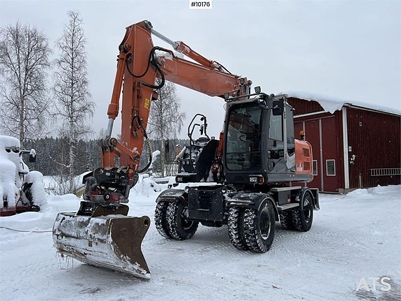 Hitachi ZX 140 W-3 Hjulgrävare, rotor och planerskopa (490,0