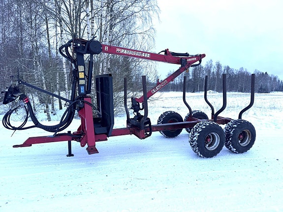 Patu 8t vagn med Patu 525 kran, h-vinsch -99