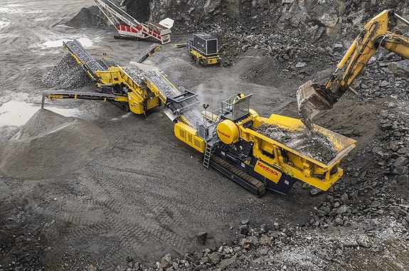 Uthyrning av krossverk, sorteringsverk & stackläggare