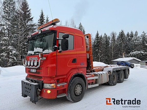 Lastväxlare tridem Scania R480 förberedd för plogutrustning