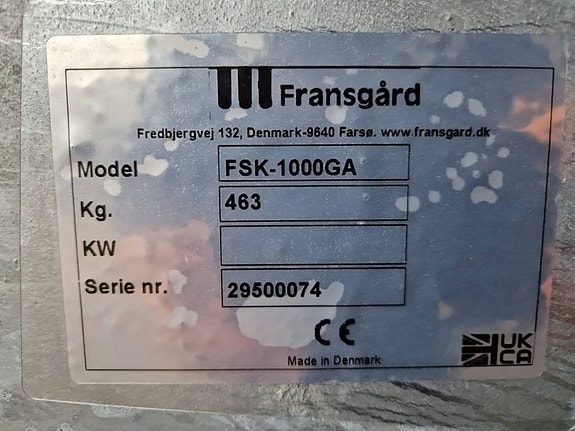Fransgård FSK-1000GA 2 of 6