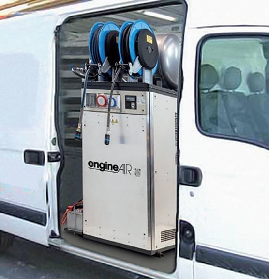 Kompressor för servicebil