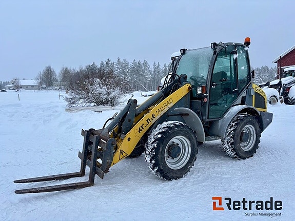 Hjullastare Kramer Allrad 850 med redskap